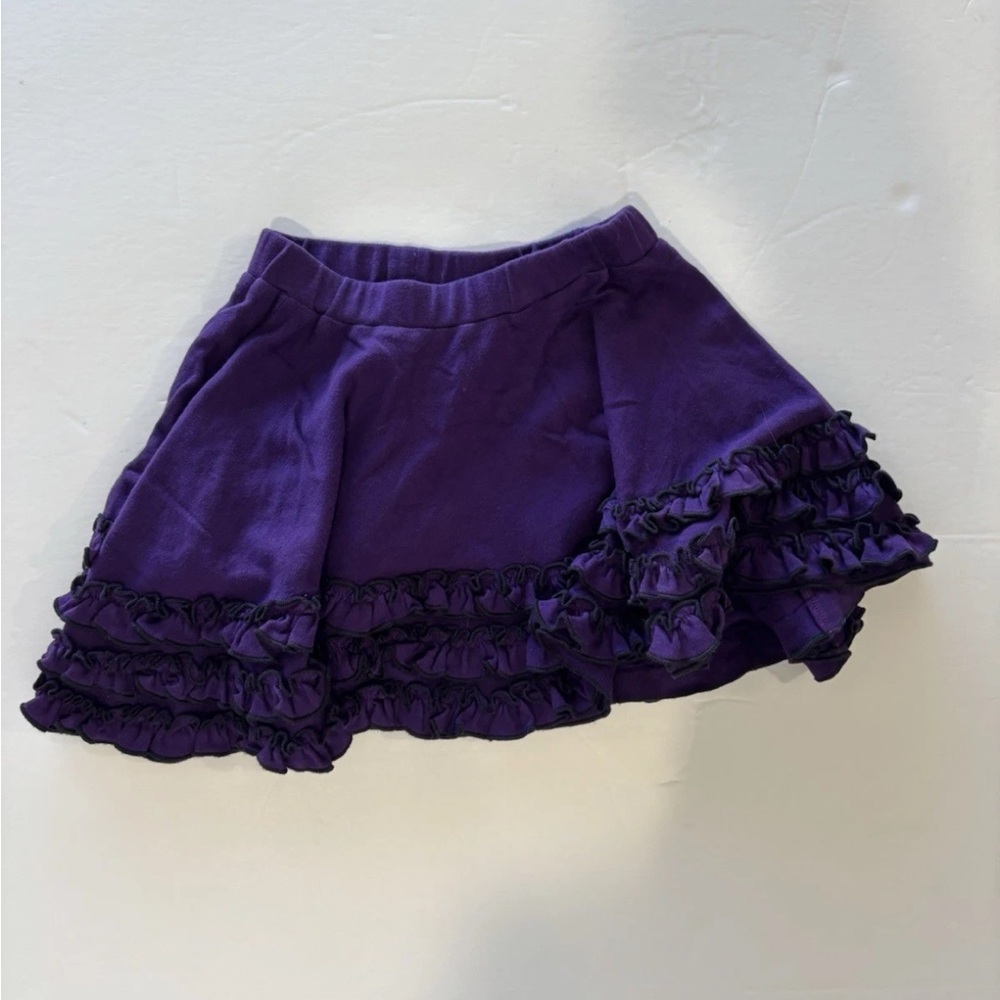 Lemon loves Lime purple ruffle skirt girls size 4